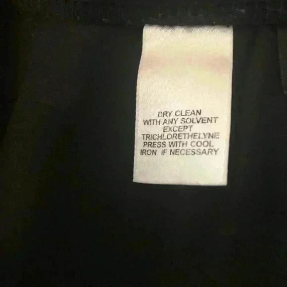 Jones New York Sz 12 Black Pleated Dress Pants Bootcut Lined Pockets - Picture 4 of 6